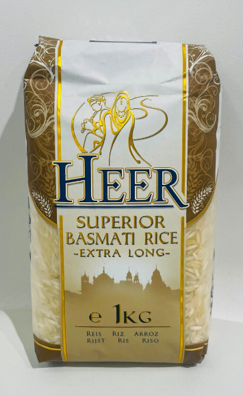 Heer Basmati Rice Extra Long 1kg