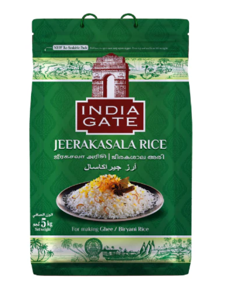 India Gate Jeerakasala Rice (5kg)