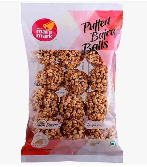 Mani Mark Puffed Bajra Balls 125g