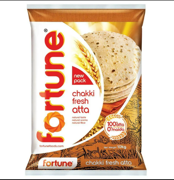 Fortune Chakki Fresh Whole Wheat Atta 10 kg