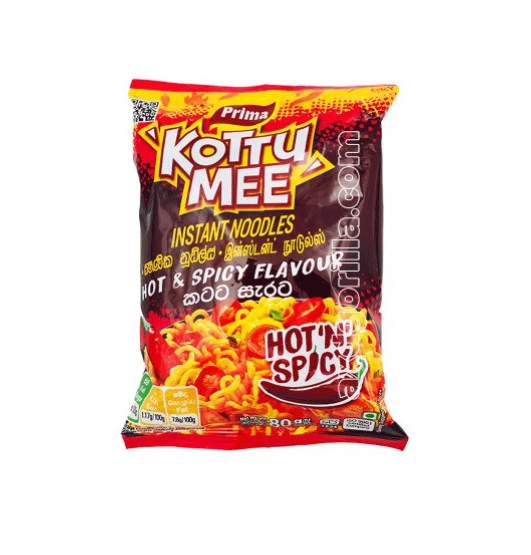Kottu mee hot & spicy noodles 80g