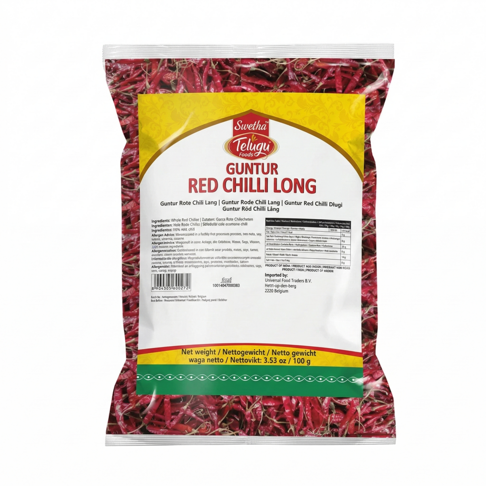 Telugu Foods Guntur Dry Chilli long 100g