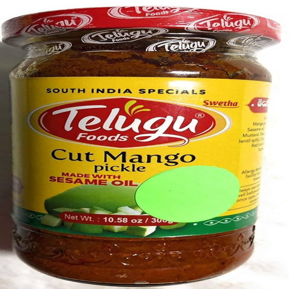 Telugu Foods cut mango pickle 300gm
