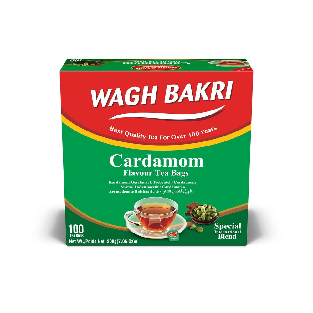 Wagh bakri cardamom flavour (Tea bags) 200g