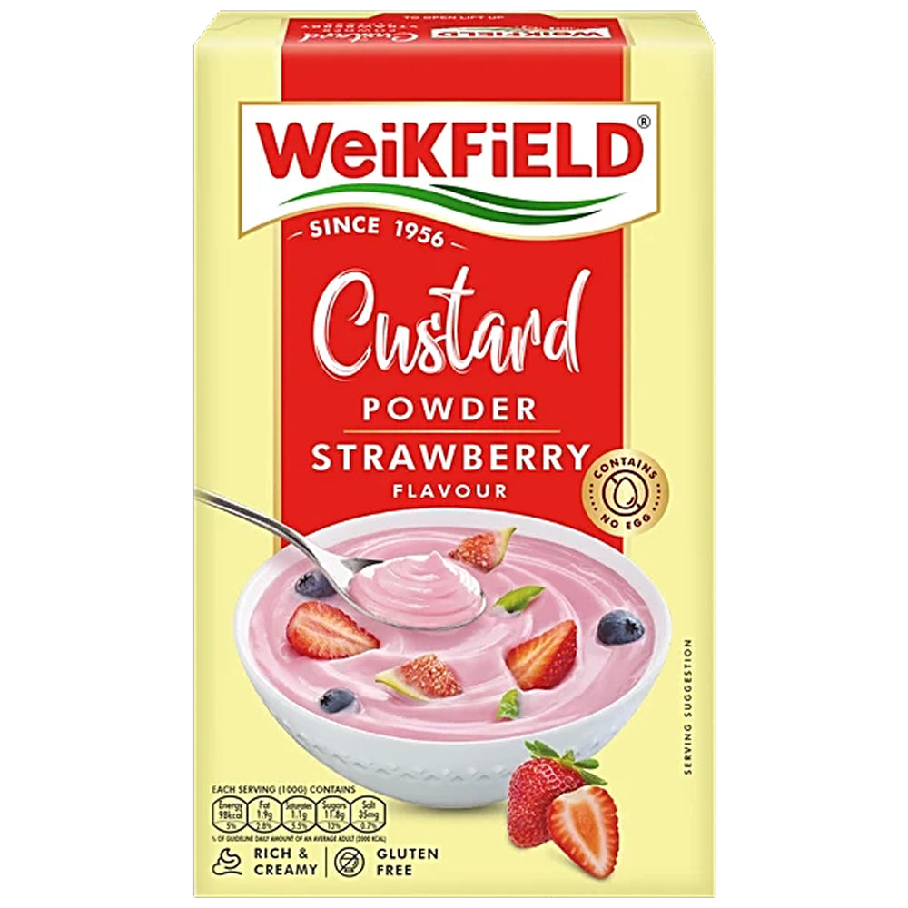 Weikfield Custard Powder - Strawberry 75g