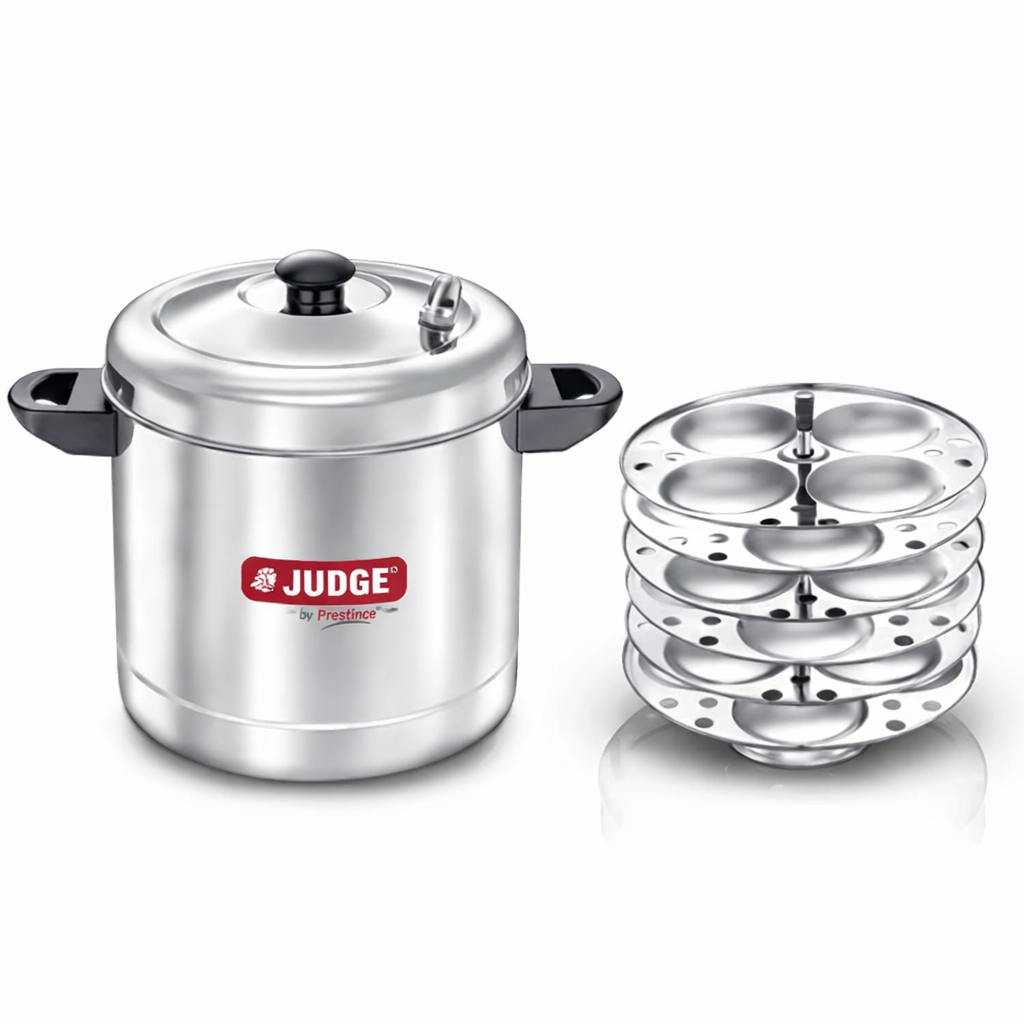 Prestige's Judge Stainless Idli Cooker with 6plates