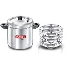 Prestige's Judge Stainless Idli Cooker with 6plates