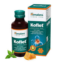 Himalaya Koflet Syrup|100 ml| Relief from cough, sore throat