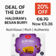 Haldiram's Besan Barfi 20% off