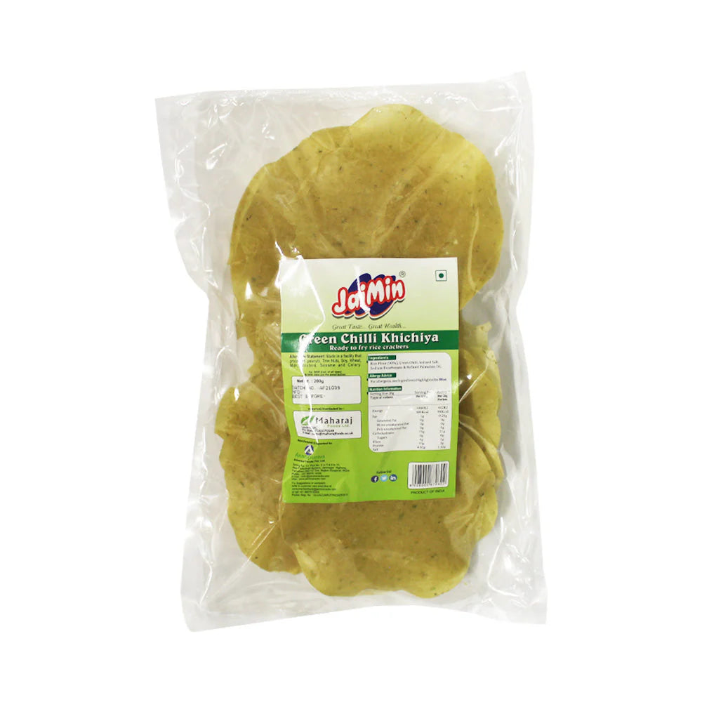 Jaimin Green Chilli Khichiya 200g