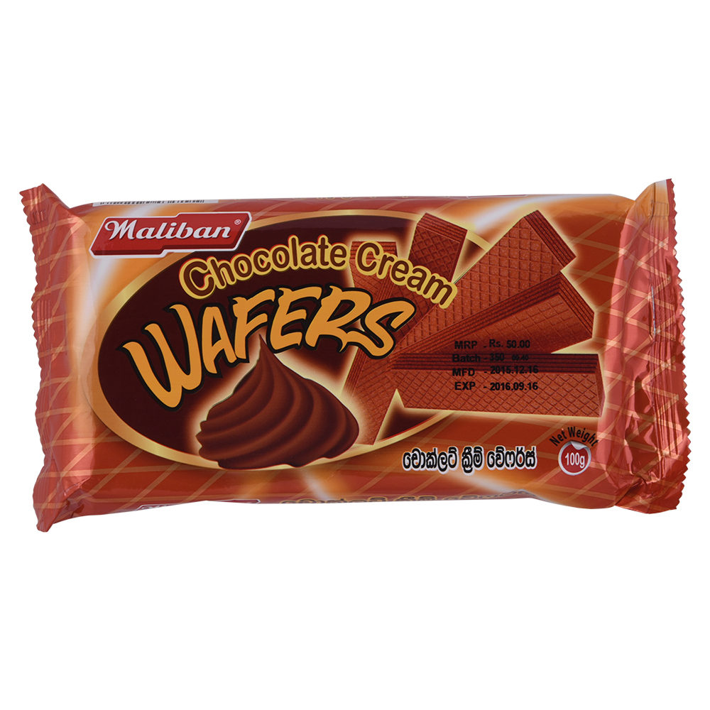 maliban chocolate waffers 100g